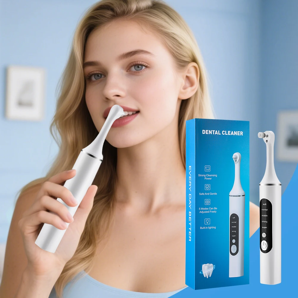 Teeth Whitening Kit With Light - Polidor de dentes elétrico, limpador de