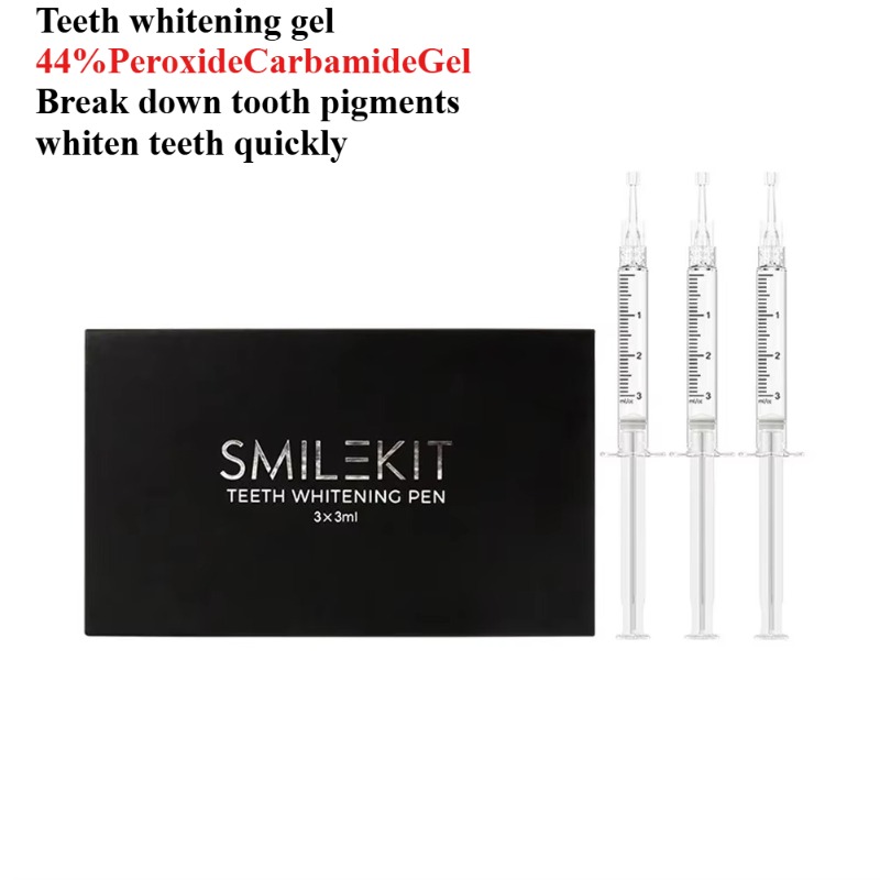 Teeth Whitening Gel Syringes - 3 unidades de Gel Clareador Dental