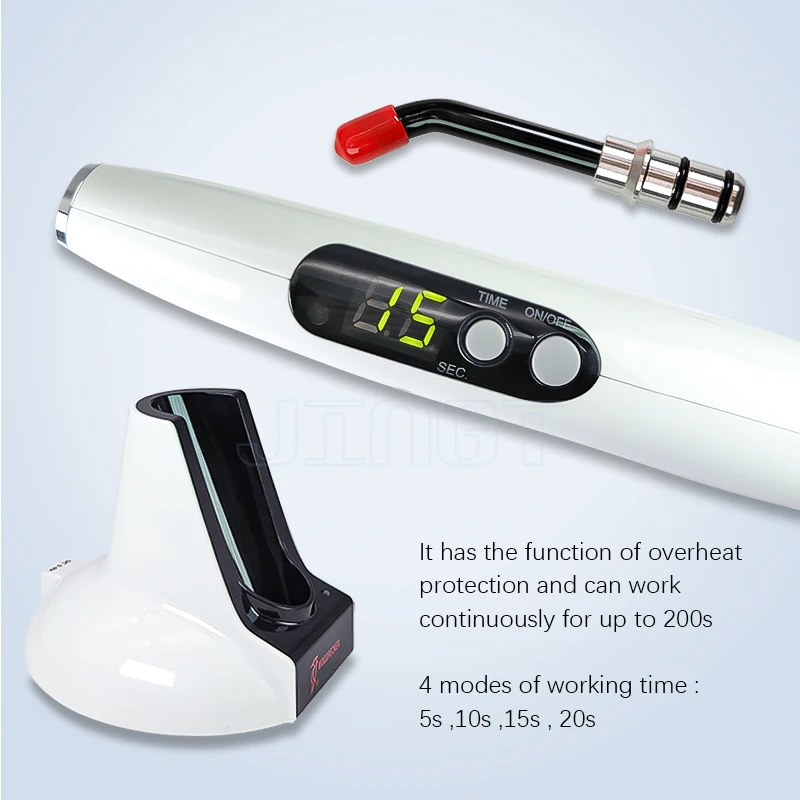 Teeth Whitening Kit With Light - Luz de cura dental pica-pau led