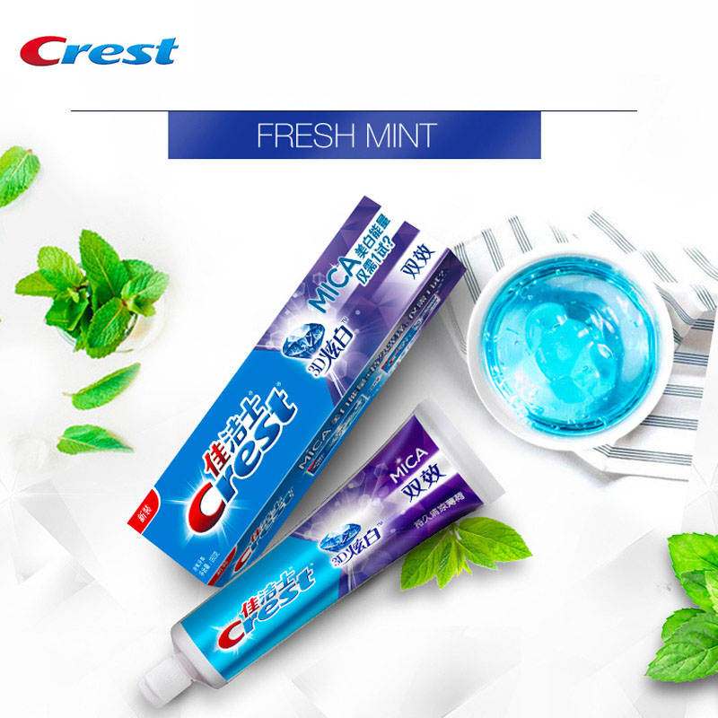 Teeth Paint Whitening - Crest 3d mica creme dental fluoreto