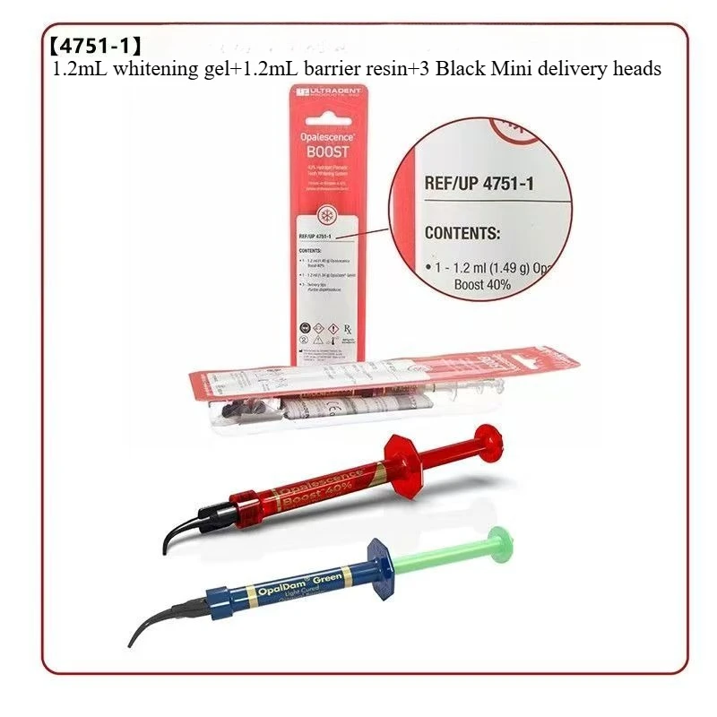 Teeth Whitening Kit With Light - Material dental peróxido de hidrogênio gel