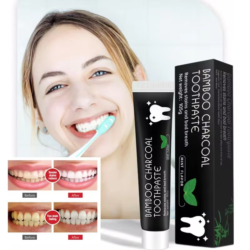 Teeth Whitening Co - Pasta de Dente Clareadora com Carvão