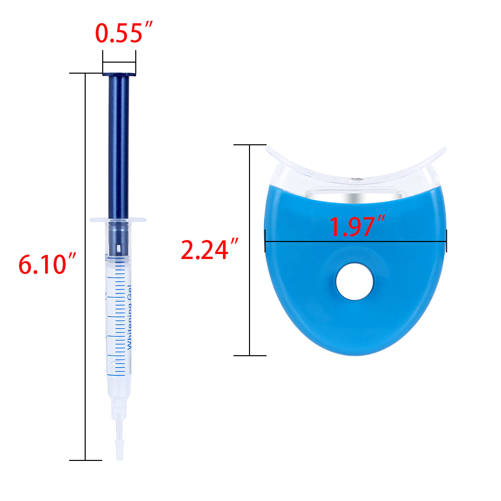1 conjunto de clareamento dent - Teeth Whitening Kit With Light avaliação e preço