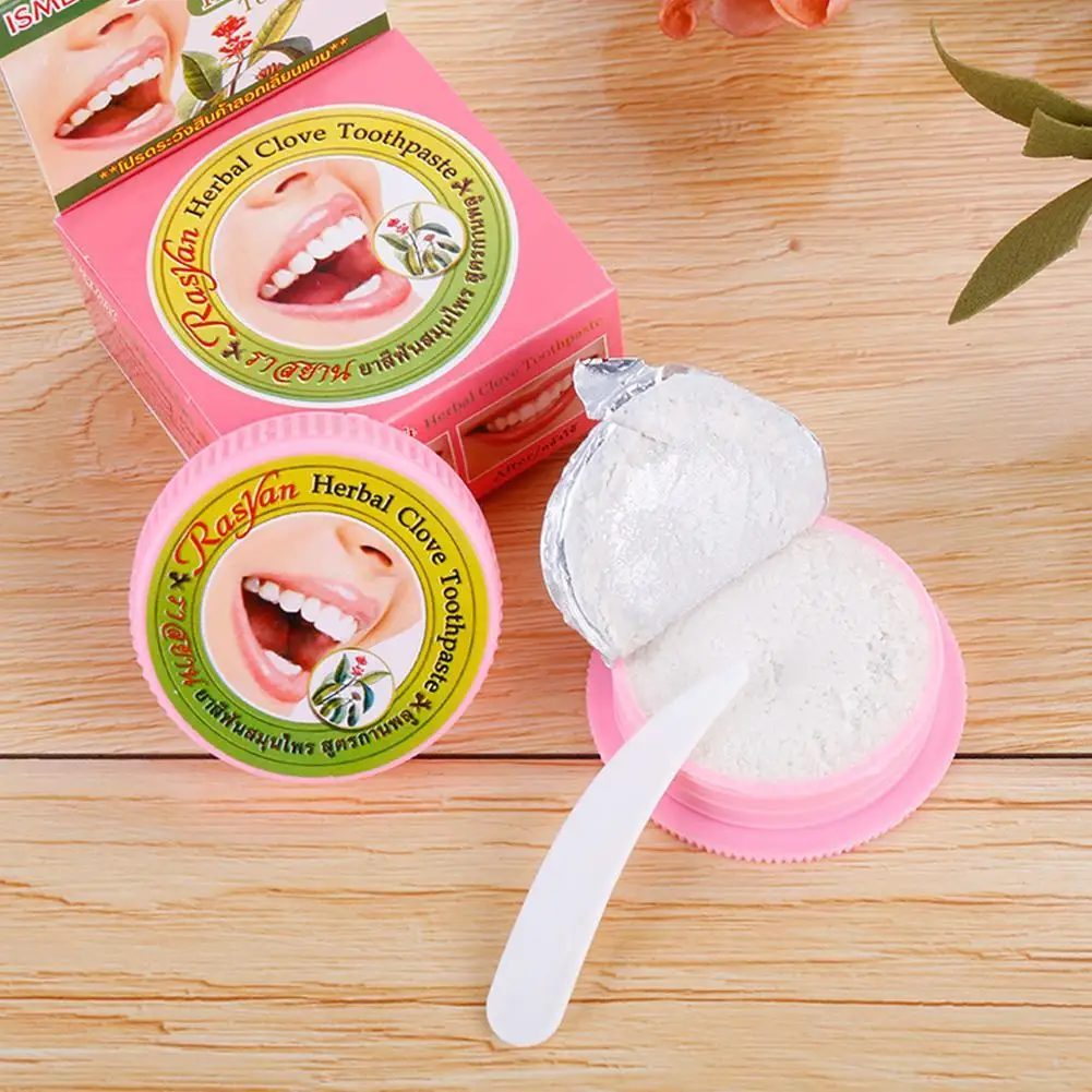 Pó Dental Herbal Rasyan Thai C - Teeth Whitening Co avaliação e preço
