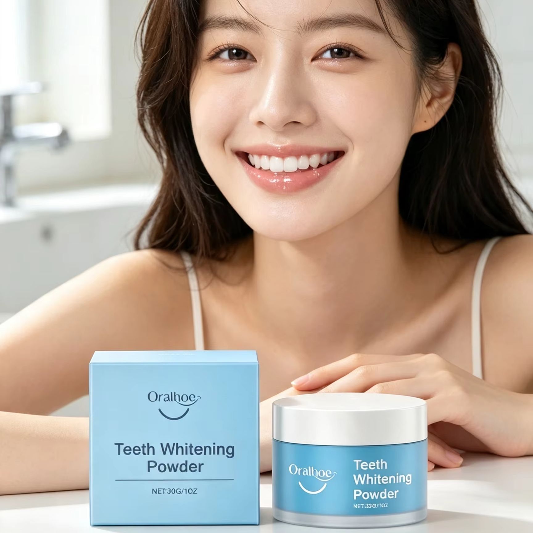 Pó Dental Oralhoe para Escovaç - Teeth Paint Whitening avaliação e preço