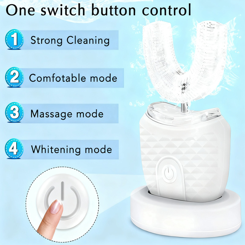 Escova de dentes elétrica em f - Teeth Whitening Kit With Light avaliação e preço