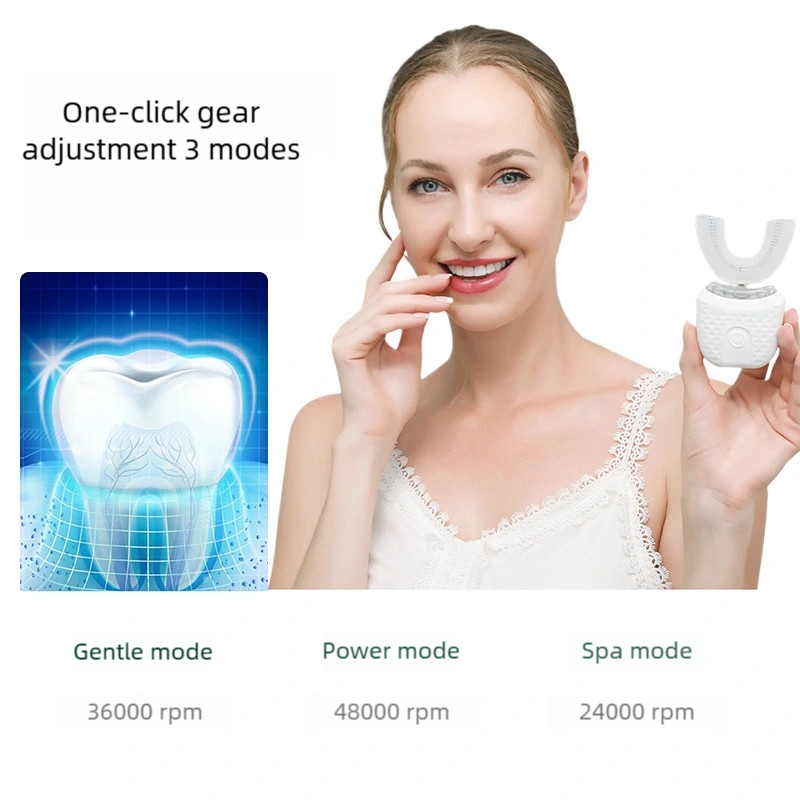 Escova de dentes elétrica em f - Teeth Whitening Kit With Light avaliação e preço