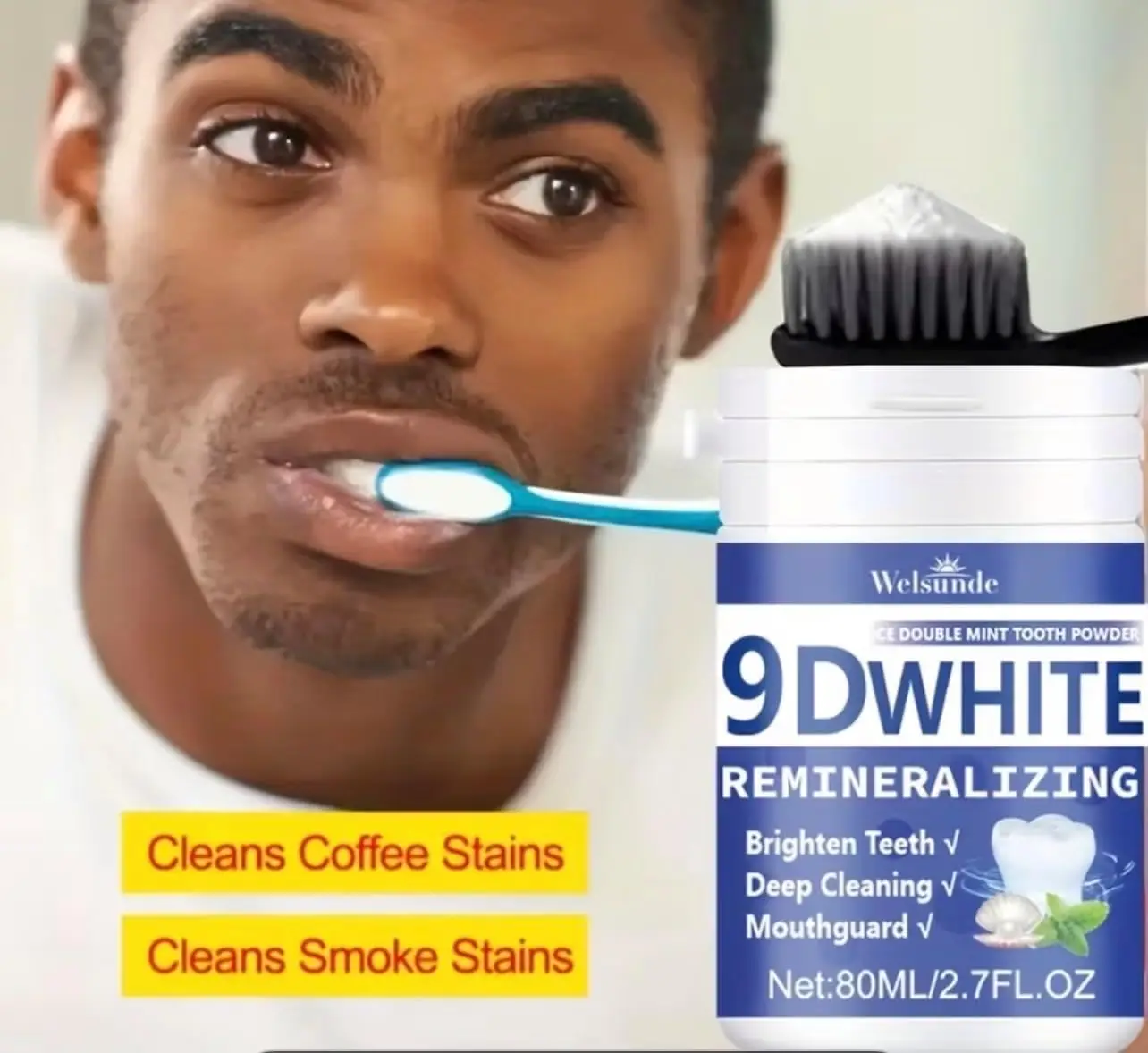Pó Dental Remineralizante 9D c - Teeth Paint Whitening avaliação e preço