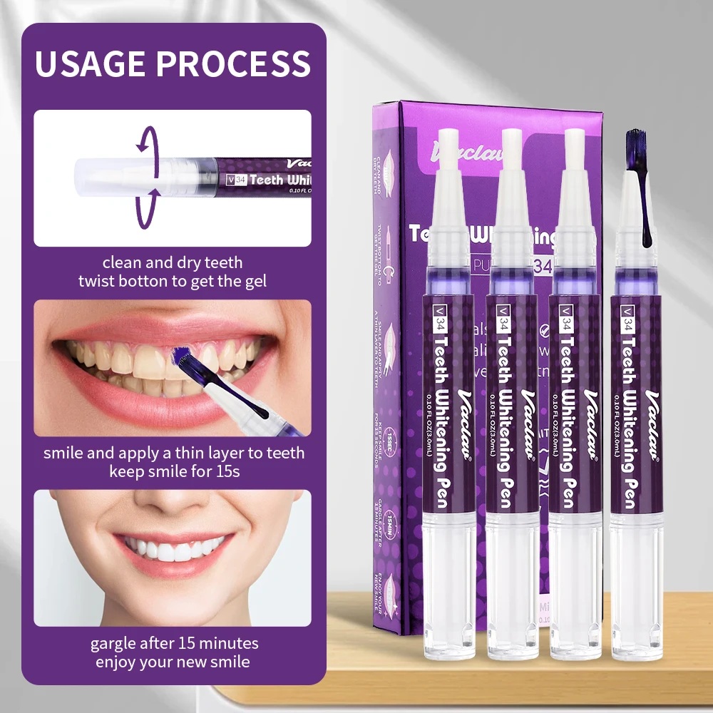 Caneta de Gel Clareadora de De - Teeth Whitening Foam avaliação e preço