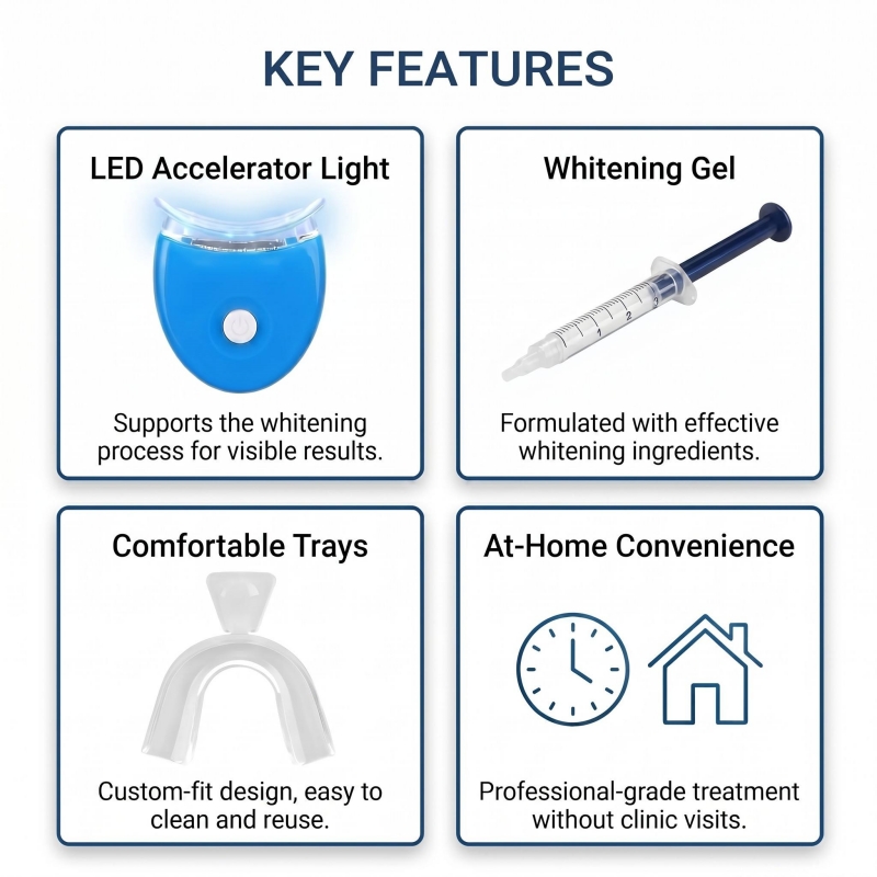Kit portátil para clareamento  - Teeth Whitening Gel Syringes avaliação e preço