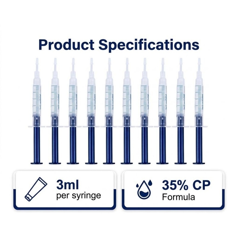 Kit portátil para clareamento  - Teeth Whitening Gel Syringes avaliação e preço